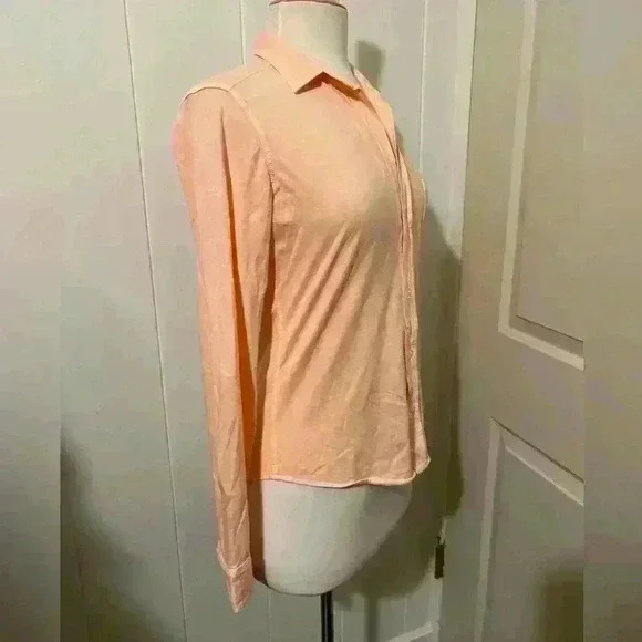 FRANK & EILEEN $248 Barry Tee Lab Orange Fluorescent Comfy Coastal Grandma